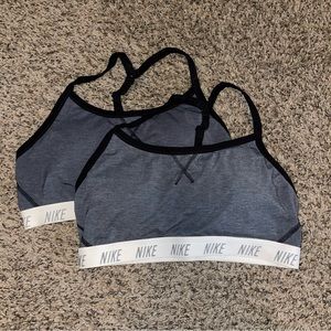 TWO Nike Indy Women’s Light Support Padded Sports Bras - Large EUC